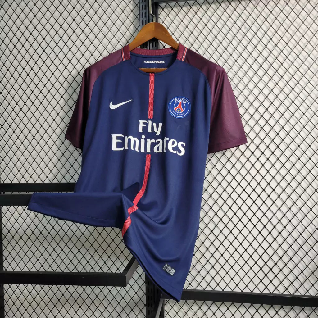 Camisa PSG Titular 17/18 - Versão Retro