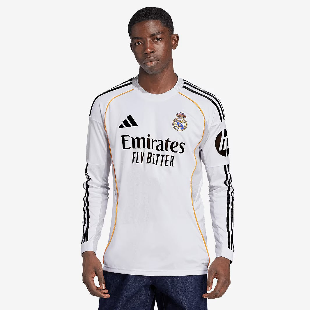 Camisa Adidas Real Madrid 2025/26 I Manga Longa