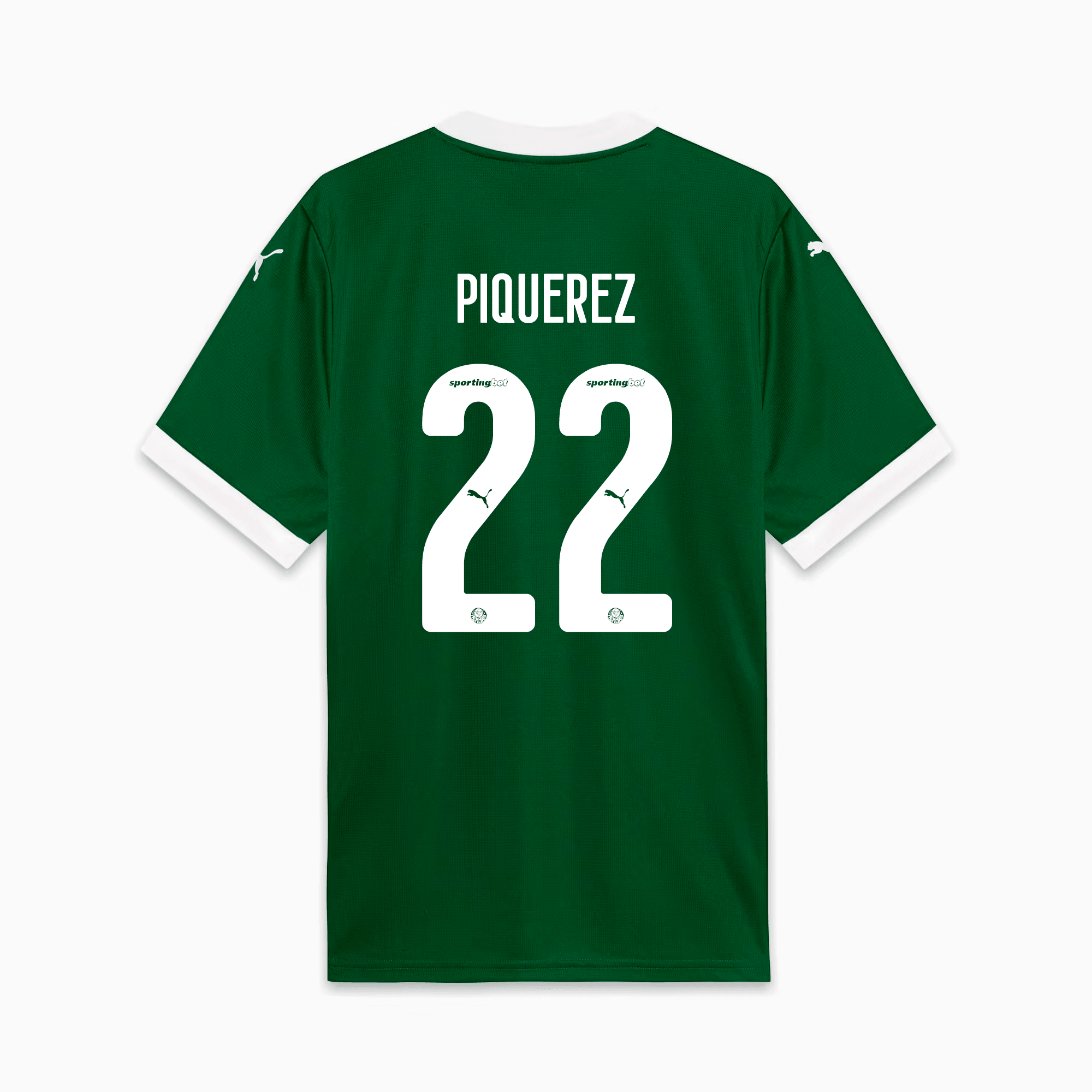 Camisa Puma Palmeiras 2025/26 I - Piquerez N° 22