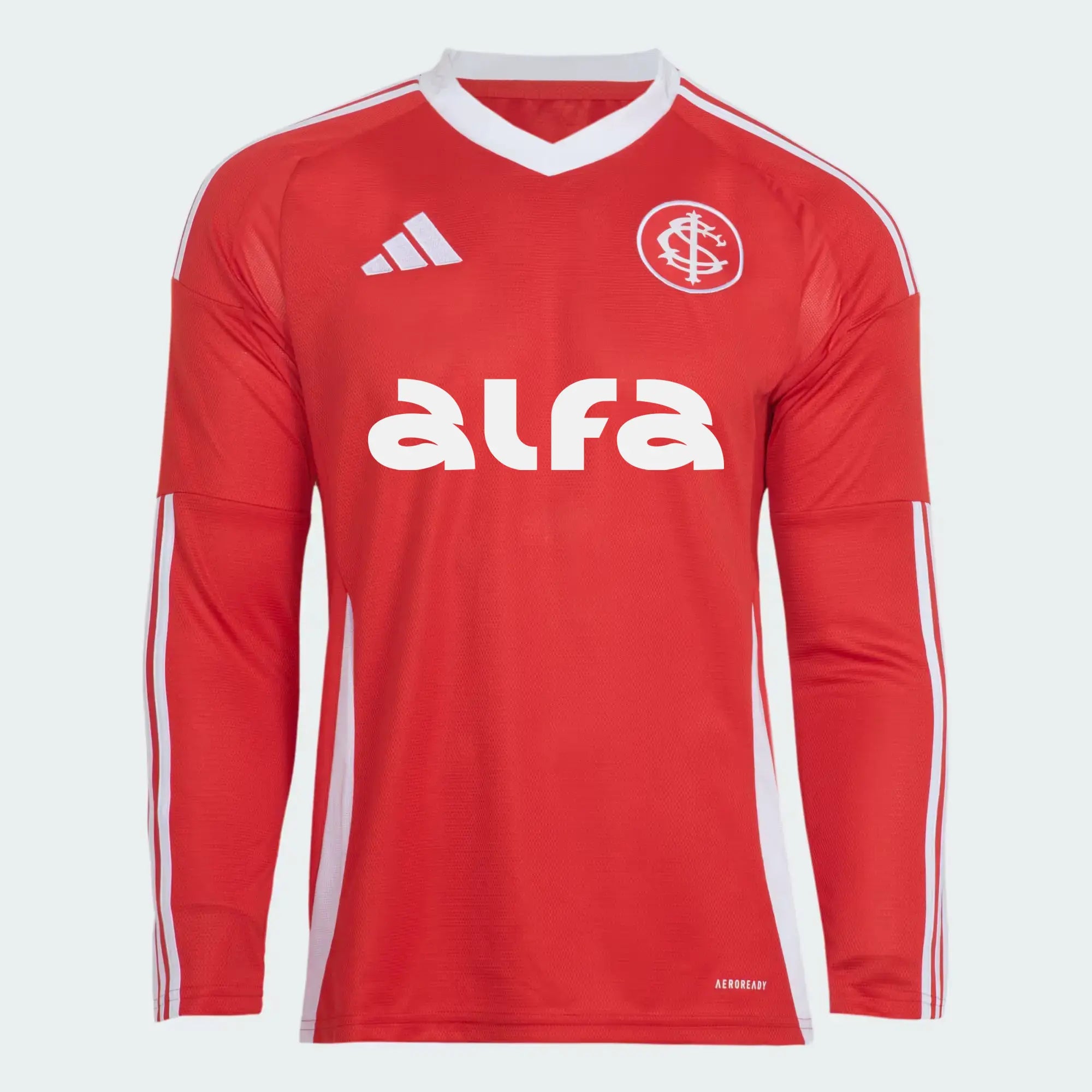 Camisa Adidas Internacional Manga Longa 2025/26 I Com Patrocínios