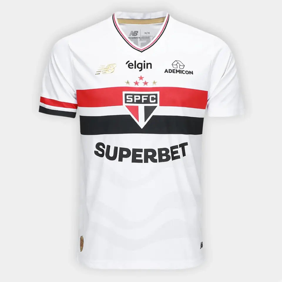 Camisa New Balance São Paulo 2025/26 I Jogador Com Patrocínios
