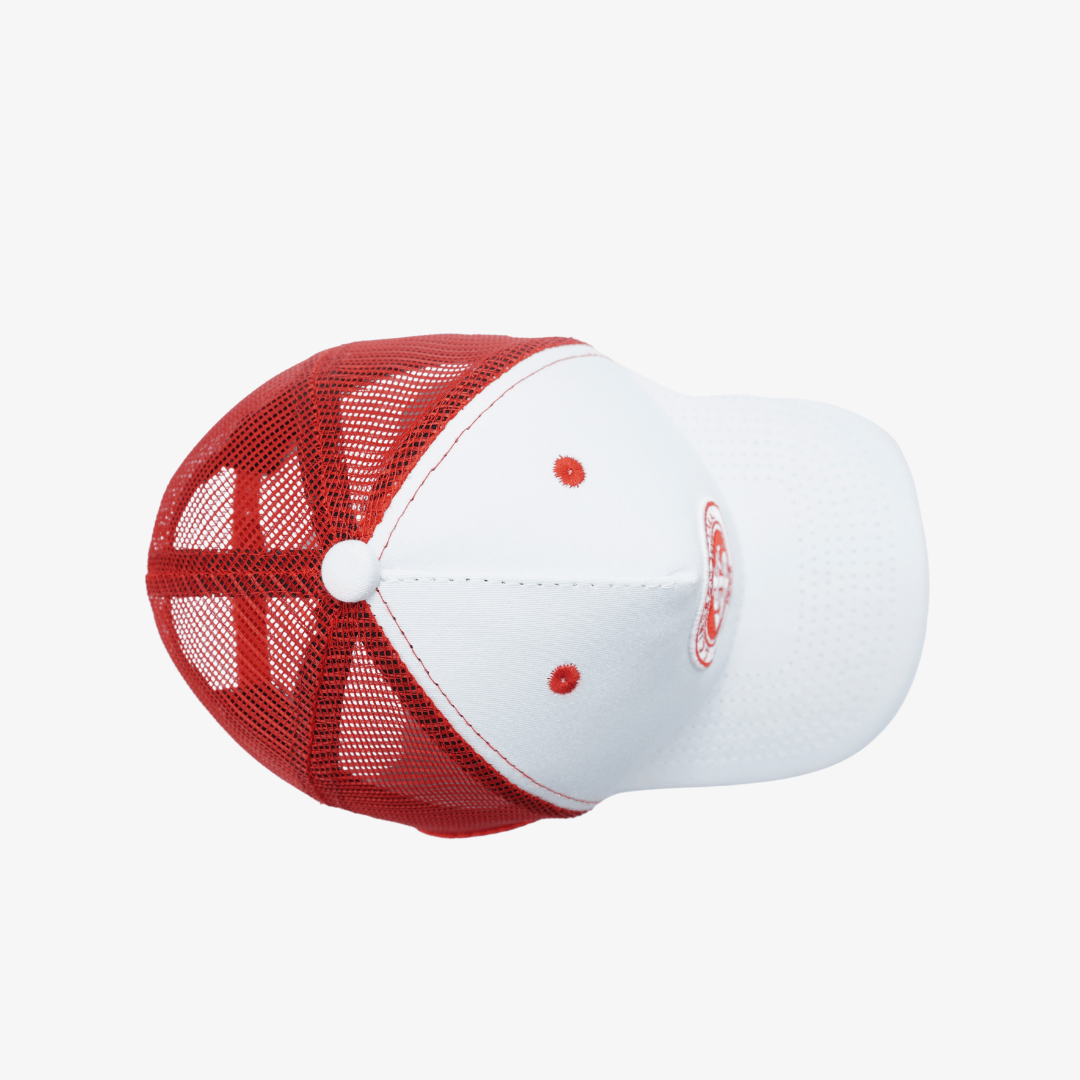 Boné Trucker Internacional Tela - Branco