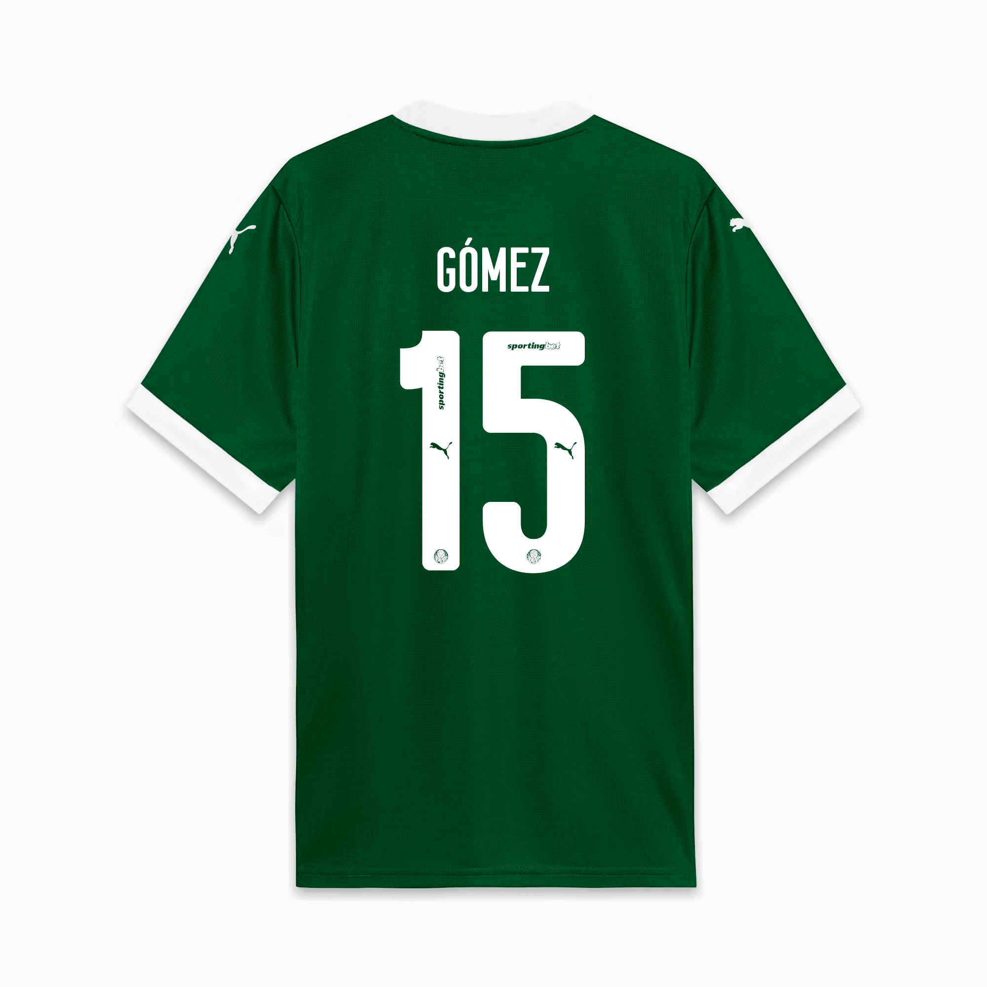 Camisa Puma Palmeiras 2025/26 I - Gómes N° 15