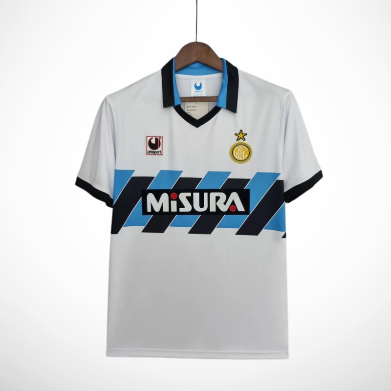 Camisa Inter de Milão Reserva 90/91 - Versão Retro