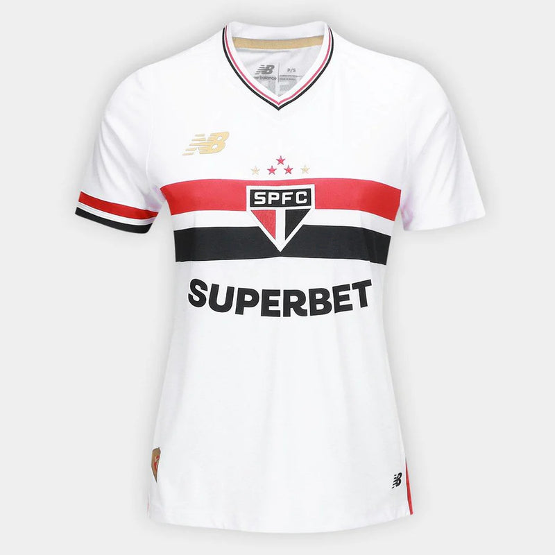Camisa Feminina São Paulo 25/26 - Home