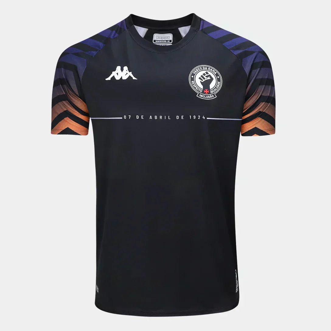 Camisa Kappa Vasco da Gama Aquecimento 2024/25 Masculina