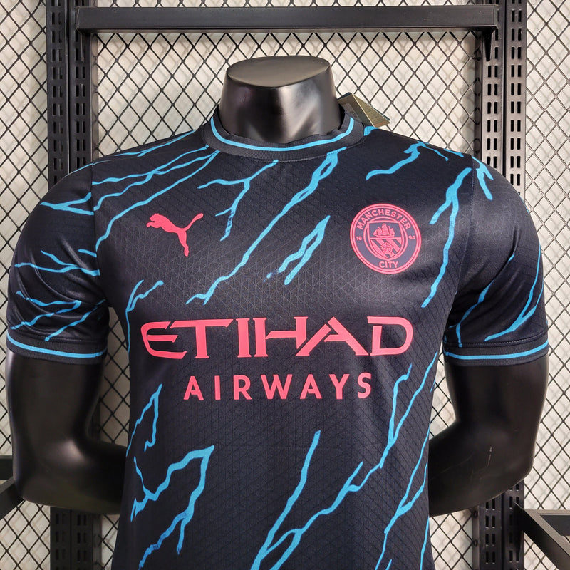 Camisa Manchester City Versão Jogador 23/24 Away