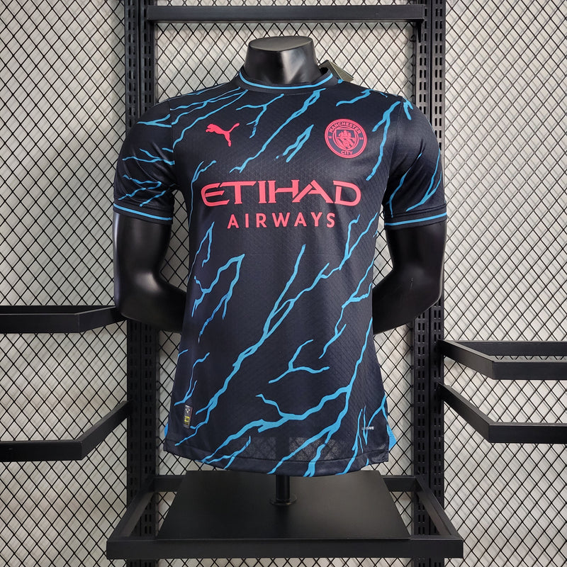 Camisa Manchester City Versão Jogador 23/24 Away