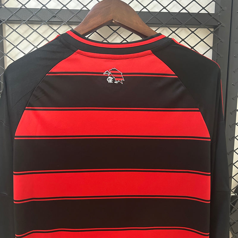 [LANÇAMENTO]-Camisa Flamengo Manga Cumprida 25∕26 Home