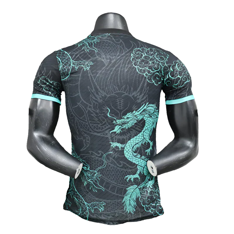 Camisa Real Madrid 25/26- Preto e Azul Claro - Versão Jogador