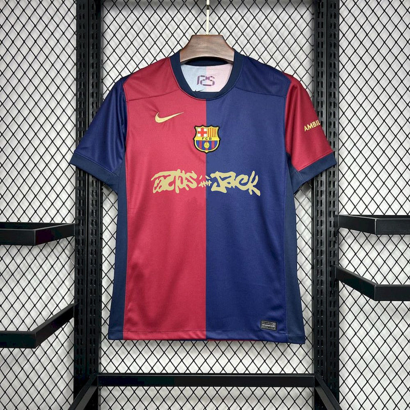 Camisa Barcelona 24/25 Home x Cactus Jack