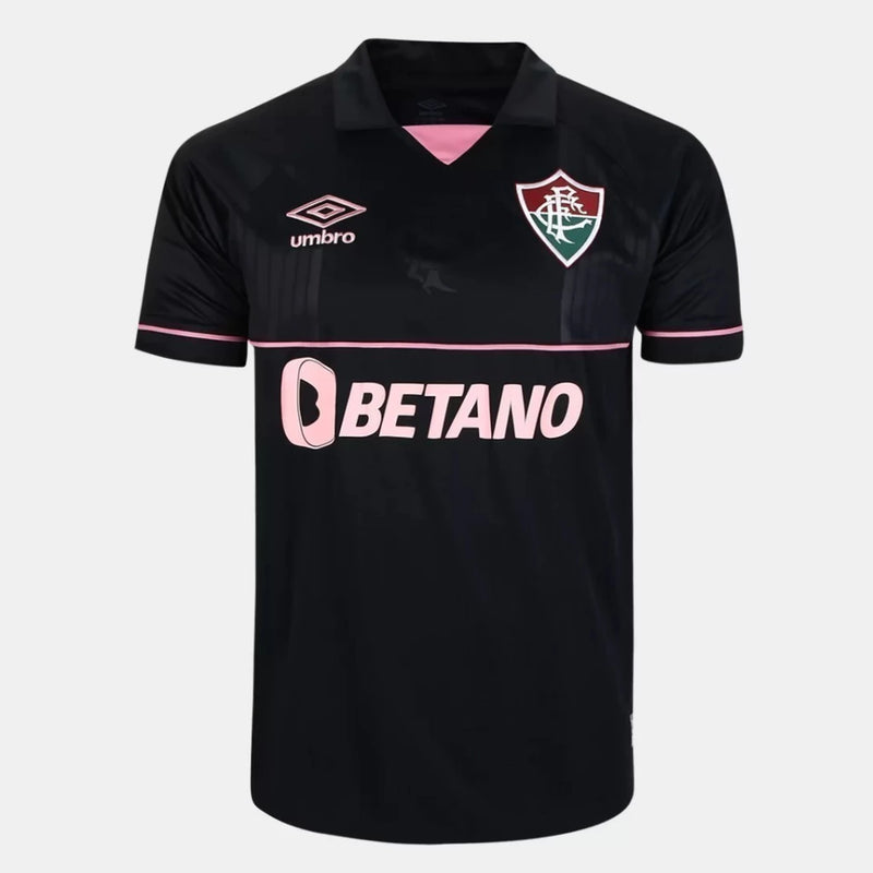 Camisa Fluminense Umbro 23/24 Goleiro Preto/Rosa