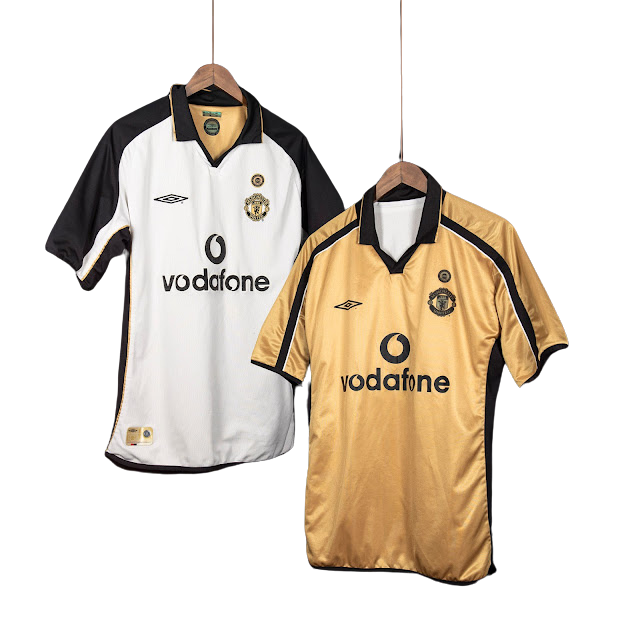 Camisa Manchester United Edição 100 Anos - DUPLA FACE -  Masculina Versão Retro